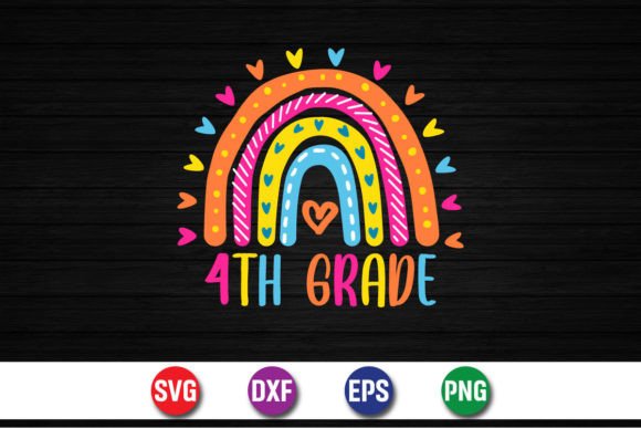 4th Grade SVG Design Back to School