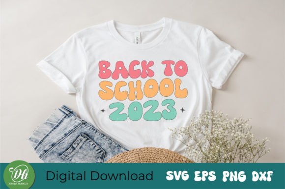 Back to School 2023 Retro SVG Graphics