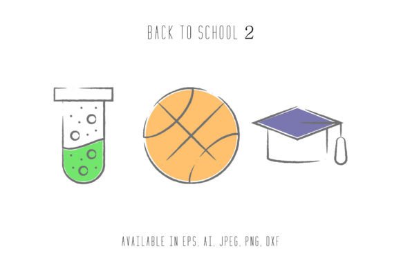 Back to School Icons 2: Graphics and Icons for Real Projects