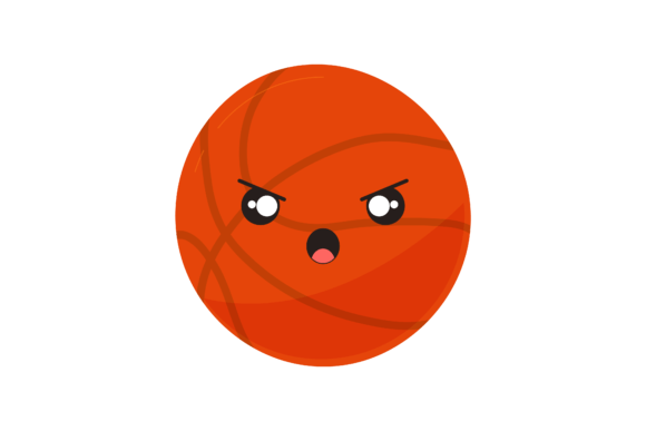 Back to School Kawai Icon Basketball Graphics