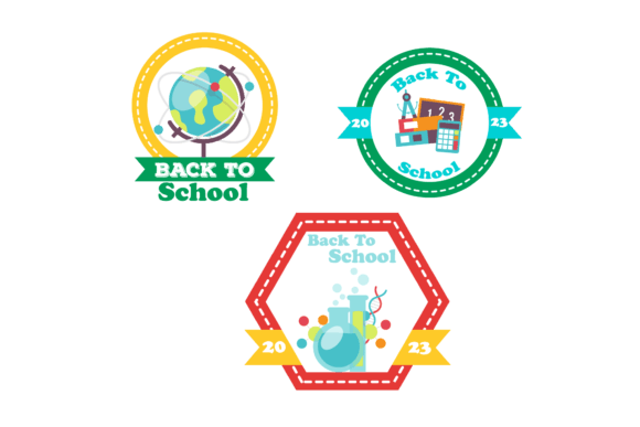 Back to School Logo Bundle: Graphics and Icons for Real Publishing