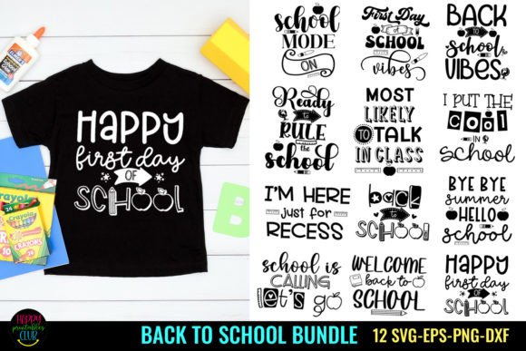 Back to School SVG Bundle I First Day