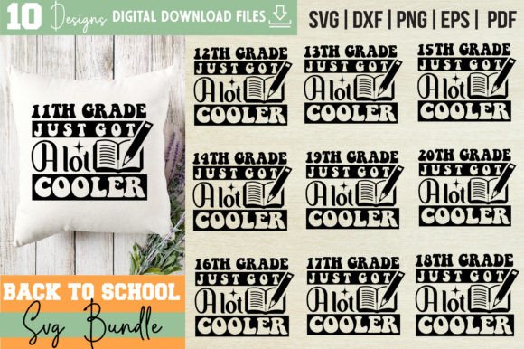 Back to School Svg Bundle Vol-15: Graphics for Crafts & Small Business