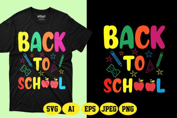 Back to School SVG T-shirt Design 3