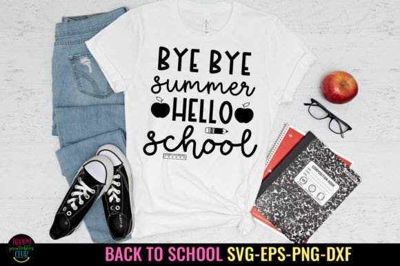 Bye Bye Summer SVG for Crafts and Graphics