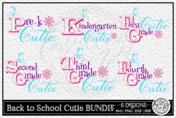 Girls Back to School SVG Bundle: Graphics & Crafts for Real Projects