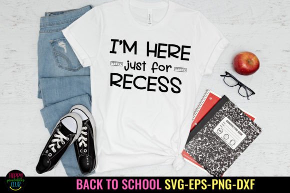 I'm Here Back to School SVG Graphics