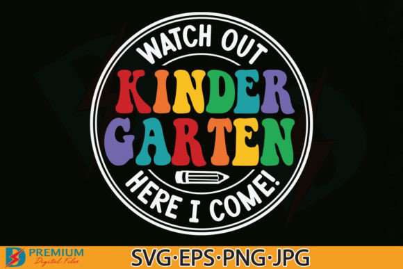 Kindergarten PNG, Back to School SVG Graphics