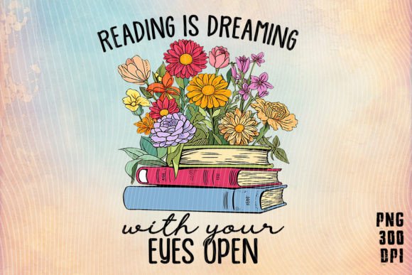 Reading is Dreaming Back to School PNG